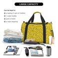 thumbnail image 5 of Honeii Ducky Cartoon Animal Yellow Print Gym Bag,Carry on Weekender Overnight Bag, Travel Duffel Bags, Personal Item Travel Bag,Tote Bag,Workout Dance Bag, 5 of 7