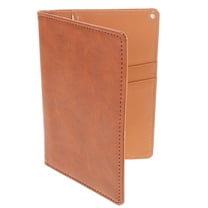 MEIBUTYUP Brown Travel Document Holder and Organizer, 1-Pack for Secure and Convenient Travel