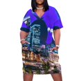thumbnail image 1 of Worm in the City vestido suelto con bolsillos vestido de noche de lujo para mujer ropa de mujer vestidos largos, 1 of 7