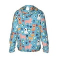 thumbnail image 3 of Uemuo Cute Dog Pattern Women's Full Zip UPF 50+ Sun Protection Hoodie Jacket Long Sleeve Sun Shirt Hiking Outdoor Performance with Pockets-Medium, 3 of 9