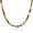 H-Tiger Eye, variant on Boho Beaded Choker Necklace for Women, Gemstone Choker Natural Stone Freshwater Pearl Surfer Necklaces 14K Gold Plated Summer Beach Handmade Jewelry