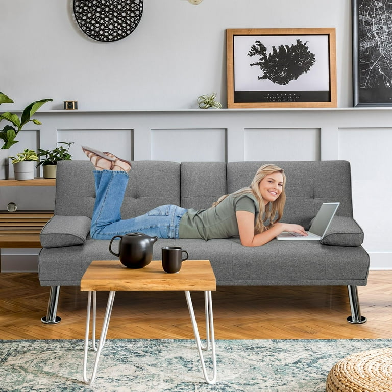 Giantex convertible sofa bed discount