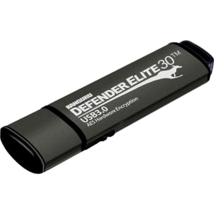 64GB DEFENDER ELITE FLASH DRIVE 3.0 AES HW ENCRYPTED