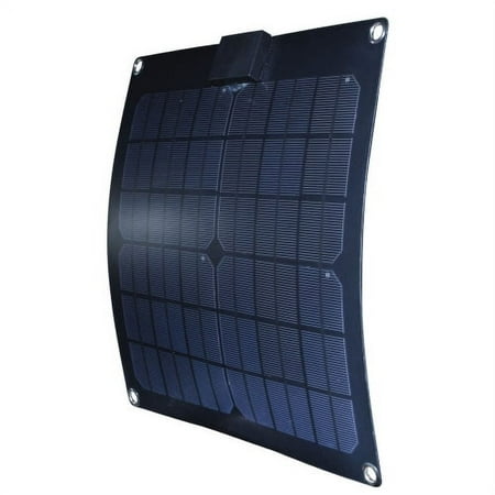 UPC: 0839290005514 | Nature Power (56704) 15-Watt Semi-Flex Crystalline Solar Panel with Charge Controller