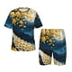 thumbnail image 1 of Balery Moonlit Golden Tree Peacock Conjunto de Pijama Infantil de Manga Corta con Estampado – Ropa de Dormir de Algodón Suave-Medium, 1 of 6