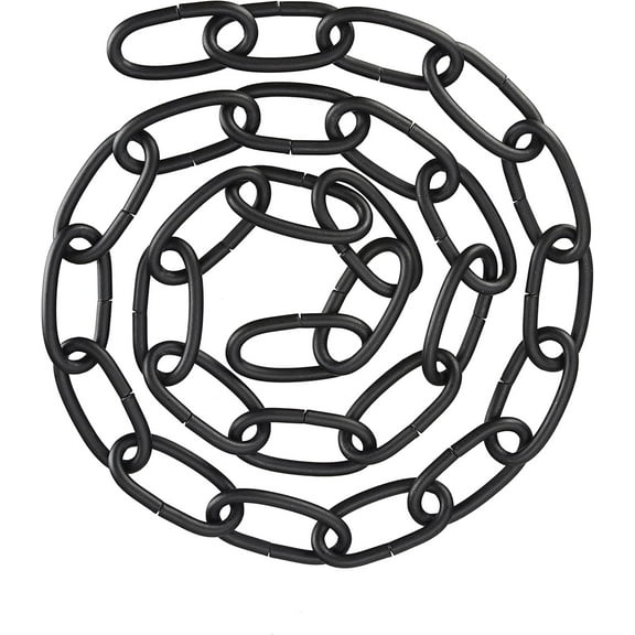 Aspen Creative 21114-91,Steel 3 Feet Heavy Duty Chain for Hanging Up Maximum Weight 60 Pounds-Lighting Fixture/Swag Light/Plant in Matt Black.8 Gauge.