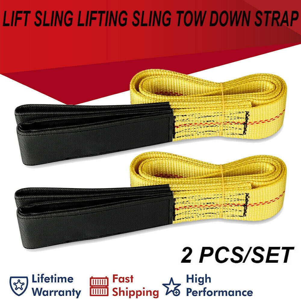 Nylon Web Sling Lift Tow Strap Heavy Duty 6' x 2" Lift Sling 