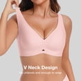 thumbnail image 3 of Daystry Womens No Underwire Bras Wireless Bra Supportive Seamless Bras Full Coverage Push Up Comfortable Everyday T-shirt Bras, 3 of 11