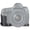 Black, variant on 1/4 inch Thread PU Leather Camera Half Case Base for Canon EOS 5D Mark IV / 5D Mark III