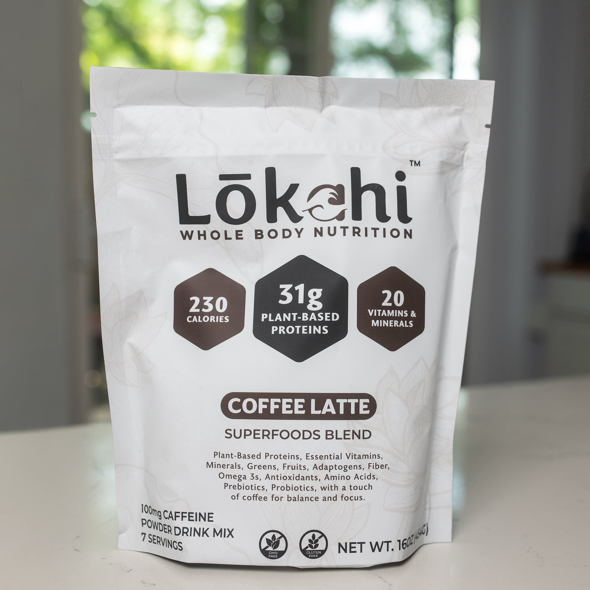 Lokahi Superfoods Protein Blend Coffee Flavor 1 Count 16 oz