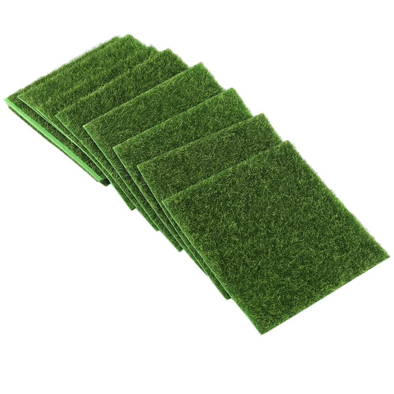 Synthetic Grass, Diy Micro Landscaping Artificial Grass Mat Turf Washable Synthetic Turf, Harmless Garden Aquarium Lawn For Children Playing