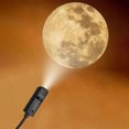 thumbnail image 3 of 1pc Moon Earth Projector Night Light, USB Charging Lamp 360° Rotatable Moon Earth Atmosphere Projector For Bedside Nightstand Bedroom Living Room Desk, 3 of 5