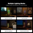 thumbnail image 3 of Fosi Audio Music Visualizer, Sound Pickup Spectrum Analyzer, Vintage Tube RGB Ambient Light, Microphone Voice Picking Volume Display Meter for Home Stereo System Desktop, with Sensitivity Adjustment, 3 of 6