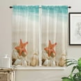 thumbnail image 3 of Summer Beach StarShell Curtain Home Decoration Living Room Short Curtains Window Treatments For Kitchen Bedroom, 3 of 6