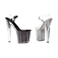 thumbnail image 3 of Ellie Shoes E-821-Glitter 8" Pointed Womens Stiletto Sandal With Glitter In Platform. 9 / Silver, 3 of 3