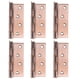 thumbnail image 4 of Bisagras de puerta, 6 piezas Bisagras de puerta Hardware Bisagras de puerta de aleación de zinc Bisagras de puerta para construcción robusta en el hogar, 4 of 14