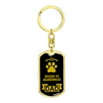 thumbnail image 4 of Braque Du Bourbonnais Keychain Stainless Steel or 18k Gold, 4 of 10