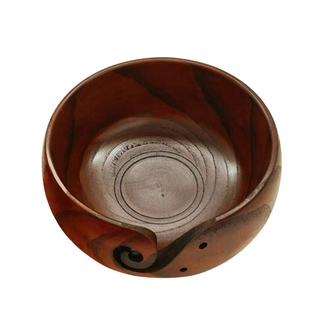 CIMAXIC Crochet Yarn Bowl with Smooth Surface for Storage Use Multi Color 7.87 Inches Diameter,5.91"X5.91"X3.15"