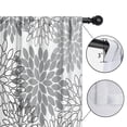 thumbnail image 4 of Blackout Kids Curtains,Boho Bohemia Pioneer Flower Art Childrens Insulated Curtains Set Of 2,Bedroom Essentials,Toddler Room Decor 52"x63"(132x160cm), 4 of 4