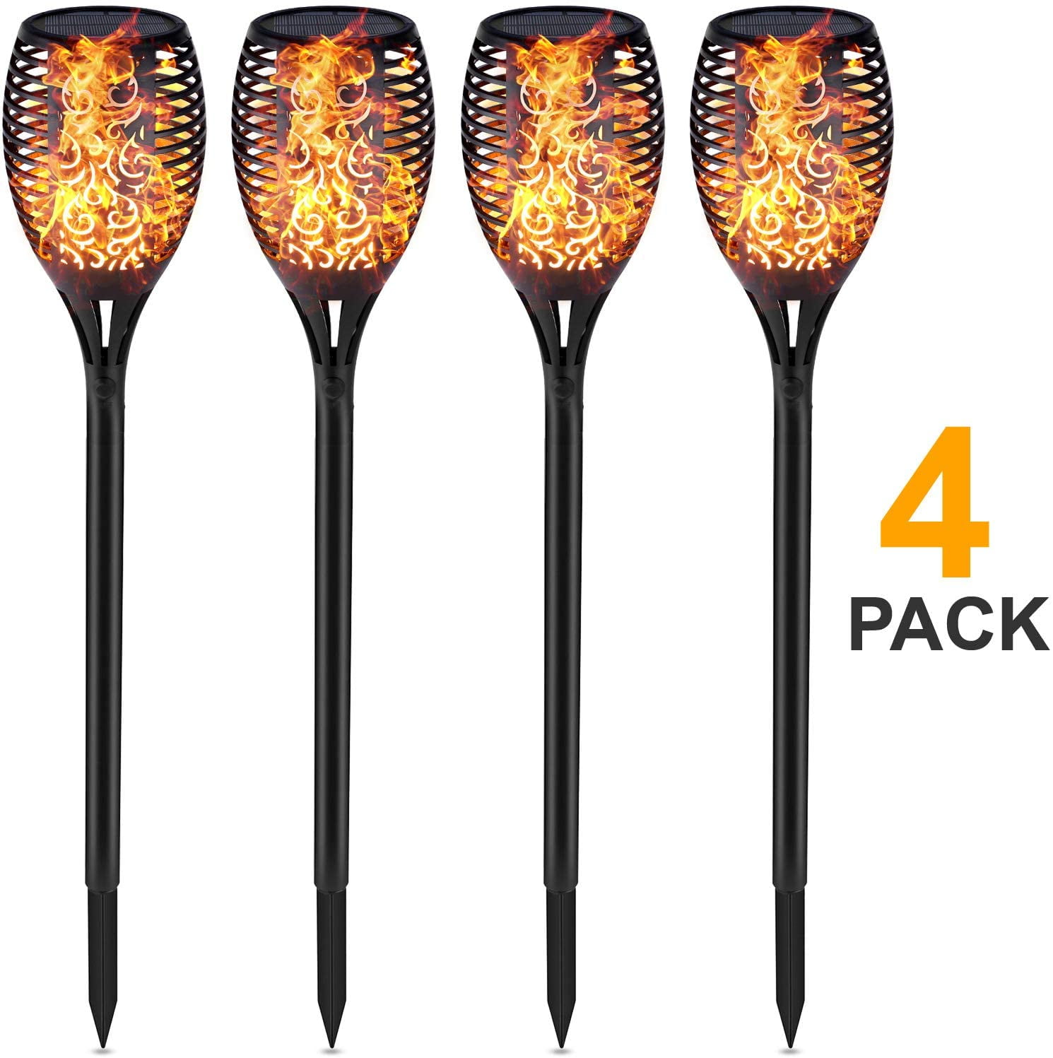 Solar Torch Lights,Outdoor Decorative Torches Lights with Flickering Dancing Flames,Landscape
