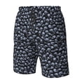 thumbnail image 6 of Uemuo Gothic Skull Pattern Men's Swim Trunks Hawaiian Beach Bathing Suit Swimsuits Beach Quick-Dry Shorts with Pockets-, 6 of 9