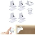 thumbnail image 1 of 4+1pack Magnetic Cabinet Lock Drawer Cupboard Locks For Baby Kids Safety Child Proofing, 1 of 5