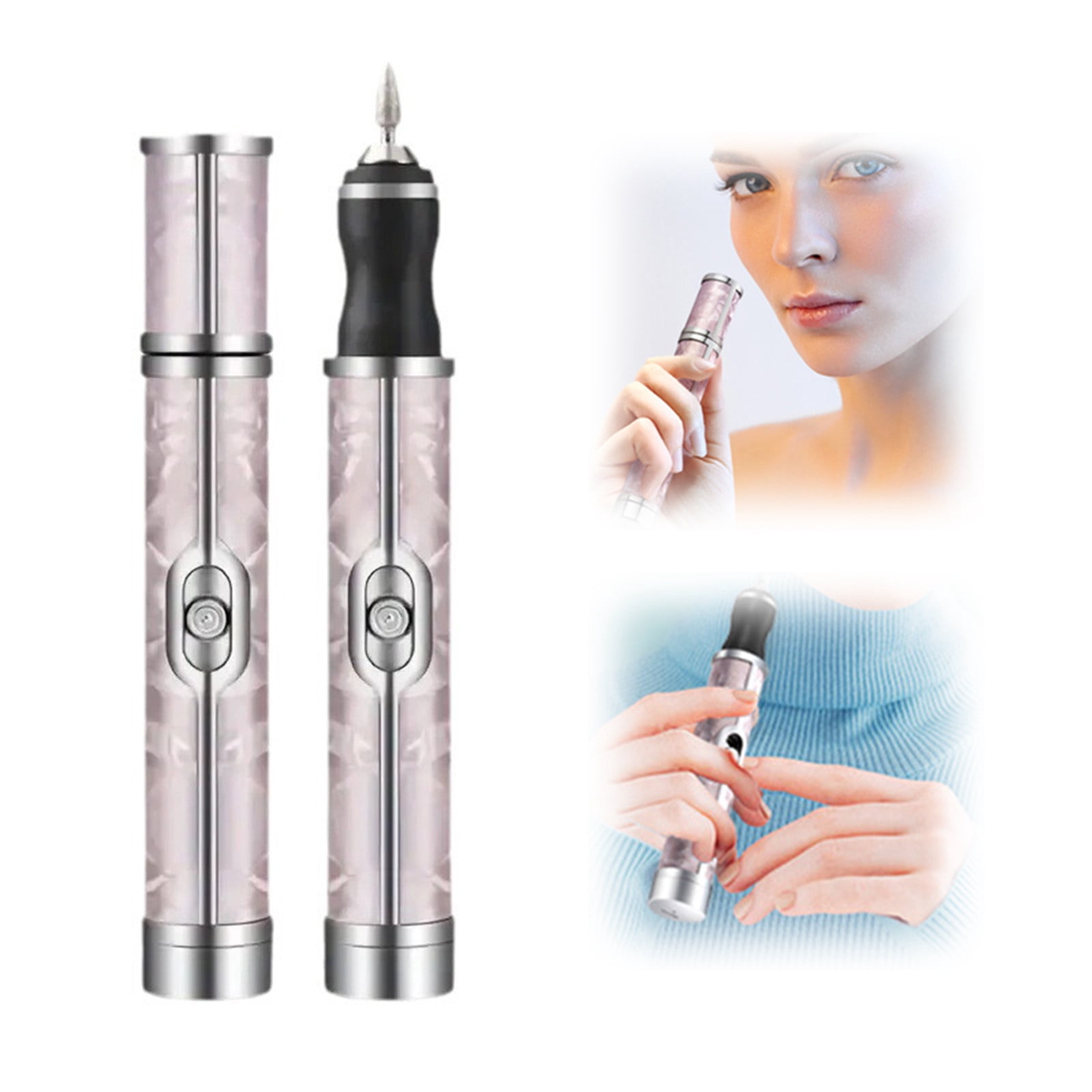 Fingernail Care Pour for Face Jr Gel Polish Waterless Manicure Pore Brush for Nose Baby Electronic Nail File Manicure Tweezers without A Drill Filer for Nails Nail Filer Pad Drill Rechargeable Toenail