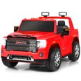 thumbnail image 5 of Gymax 12V Licensed GMC Kids Ride On Car 2-Seater Truck w/ Remote Control Red, 5 of 10