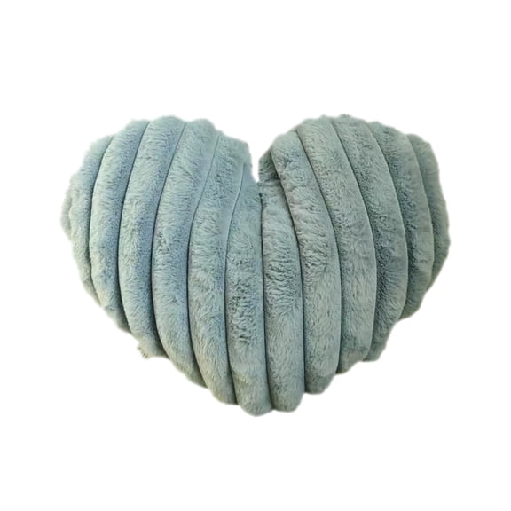 Dvumao Heart Shaped Pillow Plush Sofa Cushion Decorative for Bed Couch Display