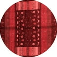 thumbnail image 1 of Ahgly Company Indoor Round Oriental Red Traditional Area Rugs, 4' Round, 1 of 4