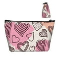thumbnail image 4 of ZNDUO Travel Makeup Bag for Women Cute Cartoon Heart Texture Toiletry Bag, Multifunctional Storage Bag Cosmetic Bag Make Up Organizer, 4 of 7