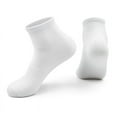thumbnail image 1 of Unisex Sweat-Absorbing and Breathable Cotton Socks, Solid Color Short Tube Socks, 1 of 4