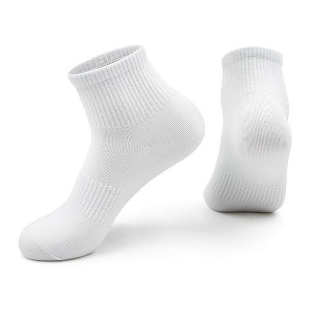 Calcetines unisex de algodón transpirables y absorbentes del sudor, calcetines cortos de tubo de color para mujer.