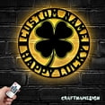 thumbnail image 3 of Craftnamesign Custom Four Leaf Clover Metal Sign Led Light, St Patricks Day Sign, Shamrock Lucky, 3 of 5