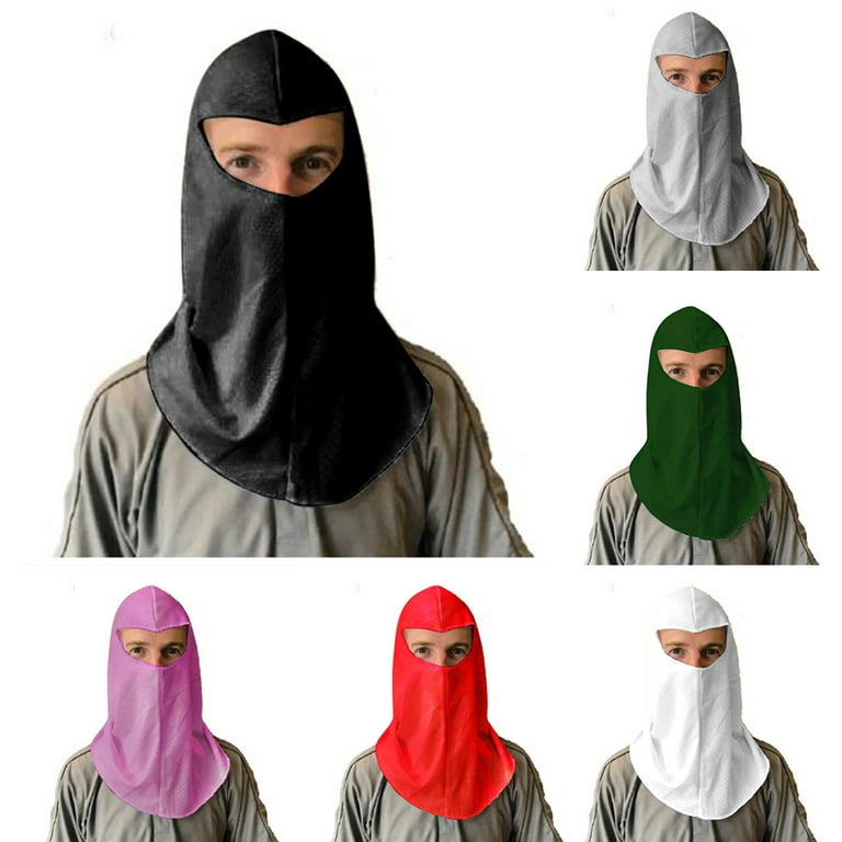 Unisex Solid Color Cover Veil Muslim Scarf Shawl Balaclava - Walmart.com