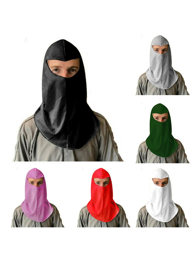 Walbest Men Womens Solid Color Milk Silk Muslim Niqab Full Cover ...