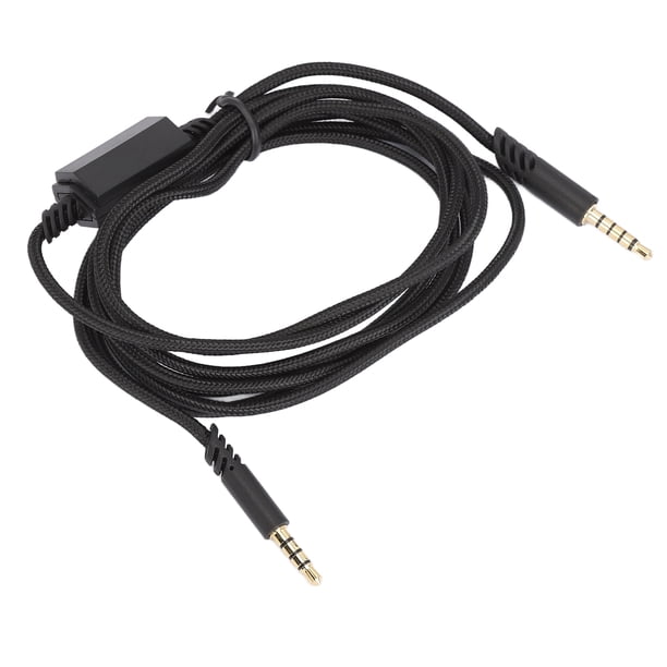 Cable de Reemplazo de Auriculares, Alambre de Nylon Trenzado de OxÍgeno Auriculares SIN Auriculares de COBre de Cobre Cable de Sonido Contuptor Silencioso para Guitarras
