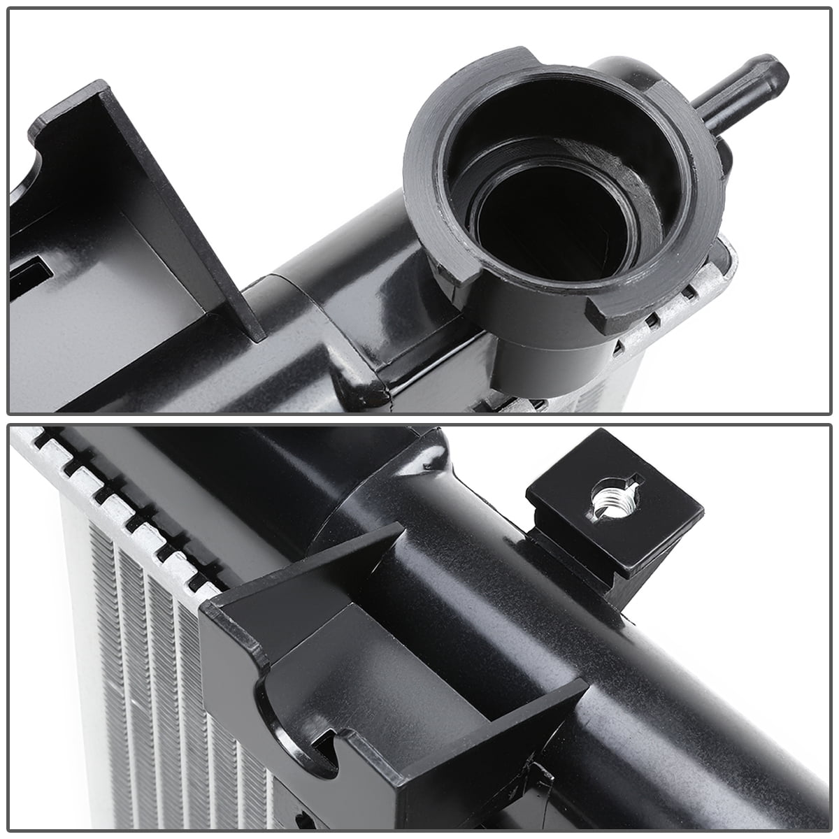 DNA Motoring OEM-RA-2883 Aluminum Radiator For 2005-2011 Dodge Dakota 06-09 Mitsubishi Raider 3.7L 4.7L