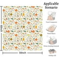 thumbnail image 3 of Fall Throw Blanket for Couch, Soft Cozy Autumn Pumpkin Leaves Blankets, Thanksgiving Blanket for Sofa Chair Home Decor Gift for Women Men 50"X60", 3 of 6