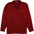 thumbnail image 1 of Ralph Lauren Sudadera con media cremallera para hombre, rojo, grande 3X, 1 of 1