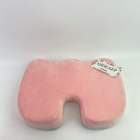 QIDEAEP Cushions,Seat Cushion - Memory Foam Cushion for Office Chair, Car Seat, Airplane, Bleacher - Sciatica & Hip & Coccyx Pain Relief Desk Chair Cushion