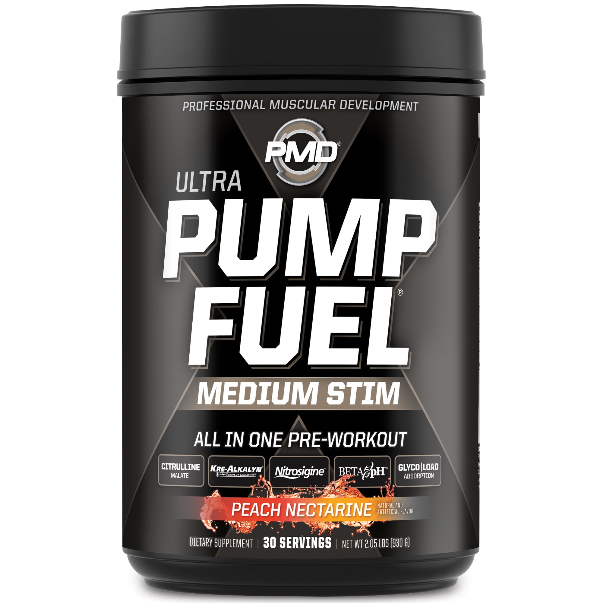 PMD Sports Ultra Pump Fuel Pre Workout Drink Mix Energy, Strength