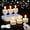 white-6, variant on Rechargeable Flameless Tea Lights Candles with Charging Station 6Pcs Battery Tea Lights Candles with Remote & Timer LED Tealight Flickering Realistic for Home Christmas Wedding Decor - White