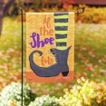 thumbnail image 2 of If the Shoe Fits Garden Suede Flag, 2 of 2