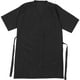 thumbnail image 1 of Bata de salón: elegante bata negra de peluquería - Kimono para cliente para corte y peinado de cabello con cinturón ajustable., 1 of 6