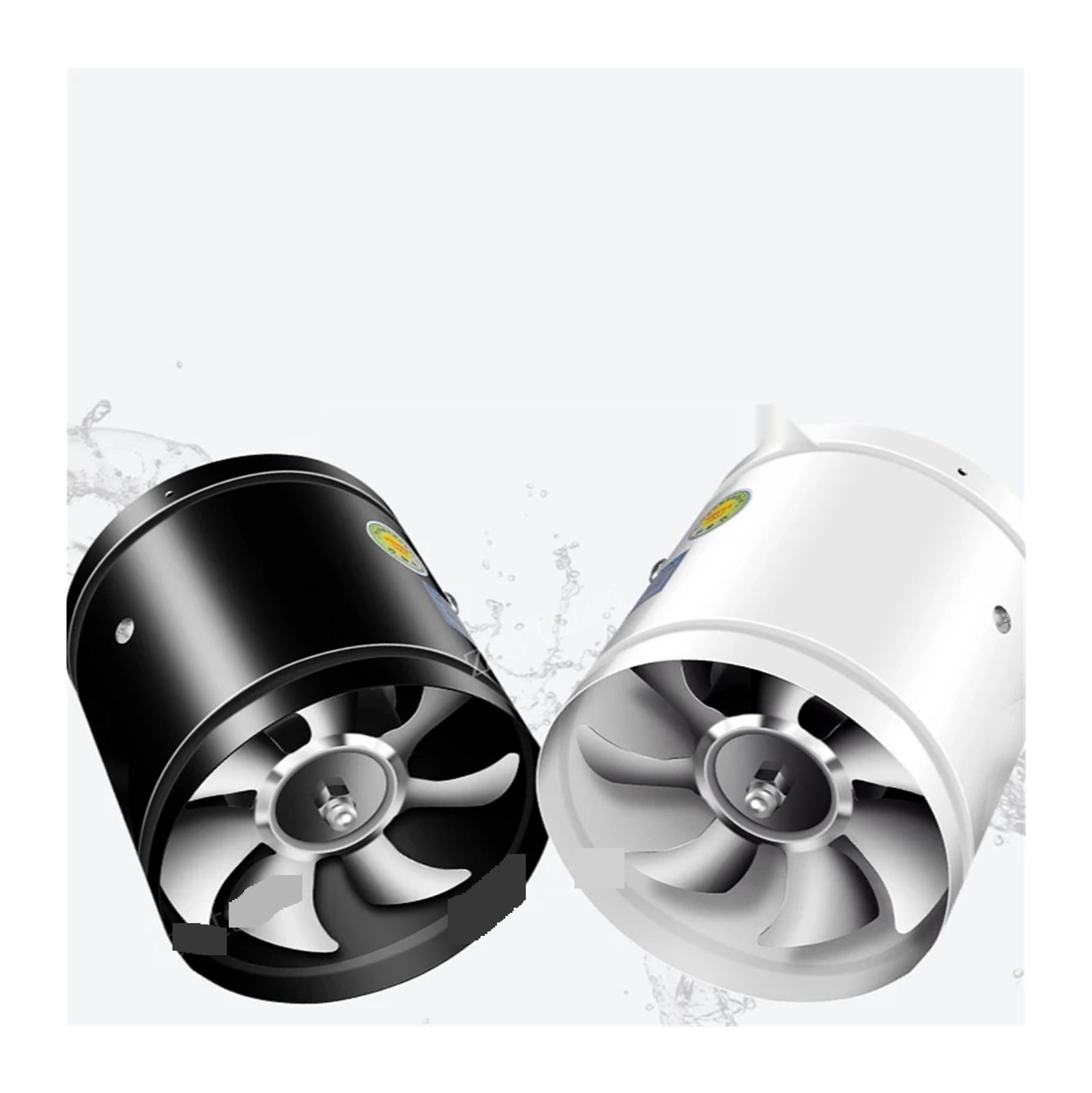 4''6''8'' Pipe Duct Ceiling Air Ventilation Blower Booster Window Exhaustor Exhaust Fan Toilet Kitchen Wall Vent Fan ,Wide Applications