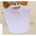 thumbnail image 1 of Mialoley Ladies Fake Lapel Collar Monochrome Button Decoration Detachable Fake Collar, 1 of 2