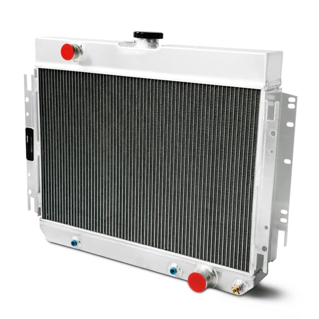 Primecooling 56MM 3 Row Core Aluminum Radiator for Impala Chevelle/Many Chevy GM Gars 1963-68