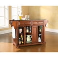 thumbnail image 6 of Crosley Furniture Alexandria Wood Kitchen Island in Cherry/Black, 6 of 6