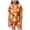 a22-Yellow, variant on KPOPLK Girls Halloween Sleepwear Set 2-13Y 2Pcs Pumpkin Print Short Sleeve Button Down Shirt with Shorts Jammies,Size 4-5 Years